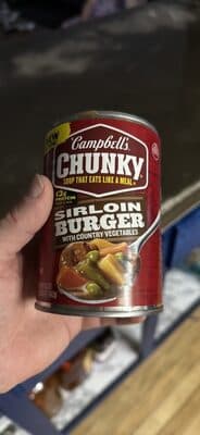 Campbell Chunky Sirloin Burger With Country Vegetables Beef Soup