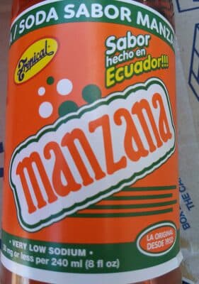 Tropical Flavored Soda, Apple
