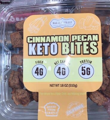 Cinnamon Pecan Keto Bites