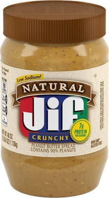 Natural Peanut Butter Spread, Crunchy