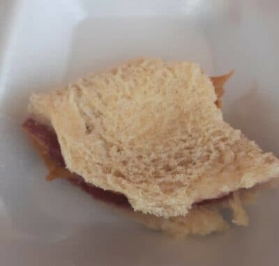 Uncrustable from school lunch