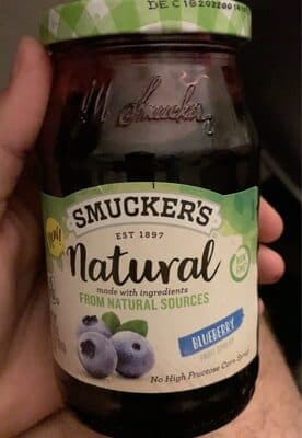 Smucker's Natural Blueberry Fruit Spread