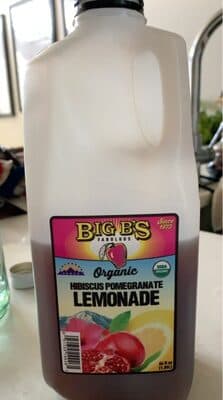 Organic Hobiscus Pomegranate Lemonade