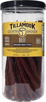 Real Hardwood Smoked Beef Sticks Resealable