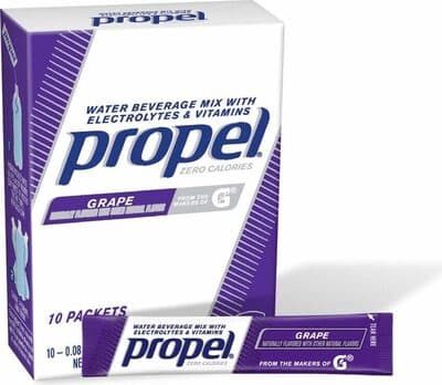 Grape Flavored Electrolyte Water Beverage Mix