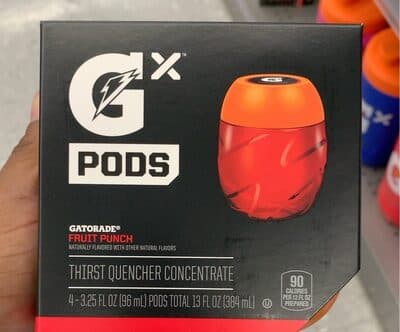 Fruit Punch Flavor Thirst Quencher Concentrate Pods