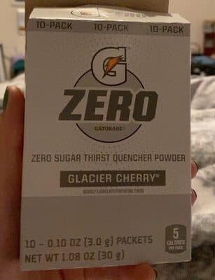 Glacier Cherry Flavored Zero Sugar Thirst Quencher Powder