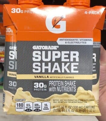 Vanilla Flavored Super Protein Shake With Nutrients