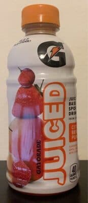 Citrus Berry Punch Flavored Juice Blend With Apple, Strawberry, Grape Juices Based Sports Drink From Concentrate