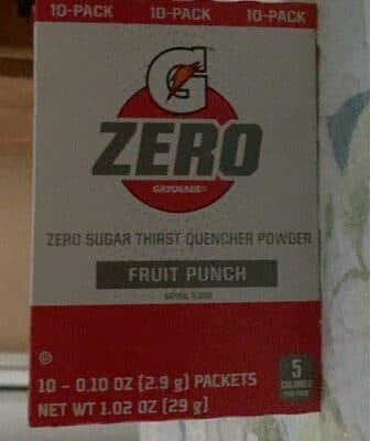 Fruit Punch Flavor Zero Sugar Thirst Quencher Powder