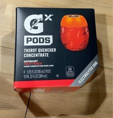 gatorade pods, fruit punch