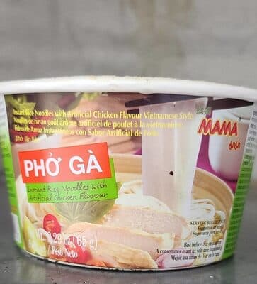 Instant Pho Ga Rice Noodles With Artificial Chicken Flavour