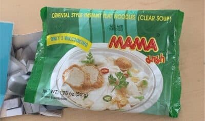 Oriental Style Instant Flat Noodles (Clear Soup)