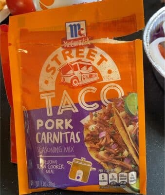 Pork Carnitas Street Taco Seasoning Mix