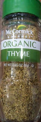 McCormick Gourmet Organic Thyme Leaves