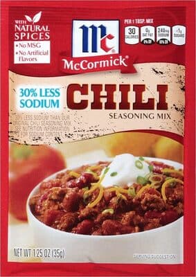 30% Less Sodium Chili Seasoning Mix