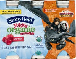Organic Smoothie Lowfat Yogurt, Very Berry