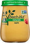 Beech nut naturals pureed baby food