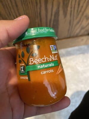 Beech nut just carrots baby food