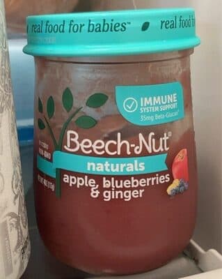 Apple, Bluberries, Ginger