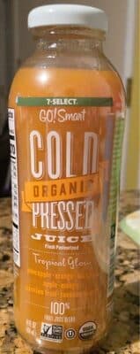 Organic Cold Pressed Juice, Tropical Glow