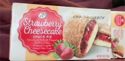 Strawberry Cheesecake Flavored Snack Pie