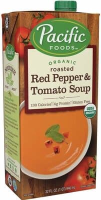 Roasted Red Pepper & Tomato Organic Soup