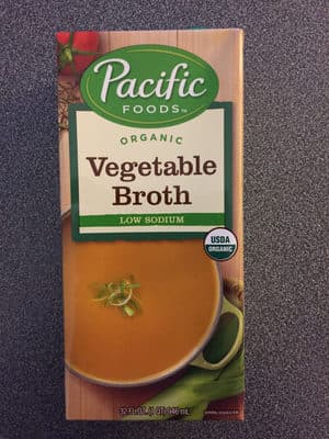 Low Sodium Vegetable Organic Broth
