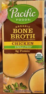 Organic Unsalted Chicken Bone Broth