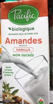 Organic Vanilla Unsweetened Almond Non-Dairy Beverage
