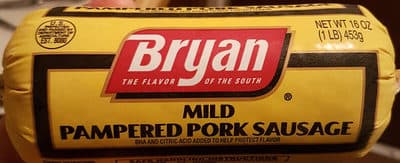 Mild Pampered Pork Sausage