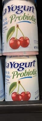 Light Cherry Blended Nonfat Yogurt
