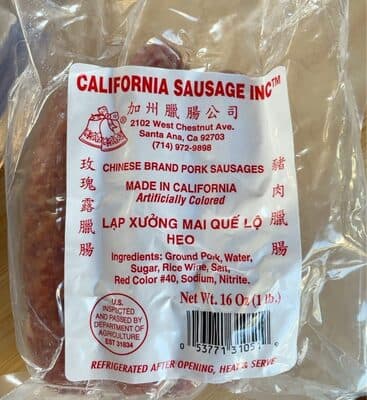 Chinese pork sausage