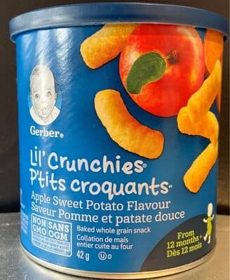 Gerber Graduates P'tits Croquants Pomme Et Patates Douces