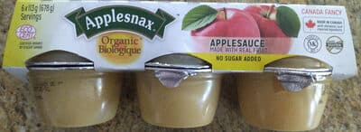 Organic Applesauce No Sugar Added