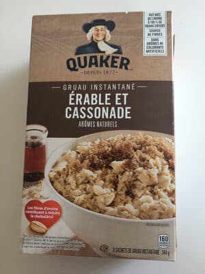 Quaker Instant Oatmeal Maple and Brown Sugar