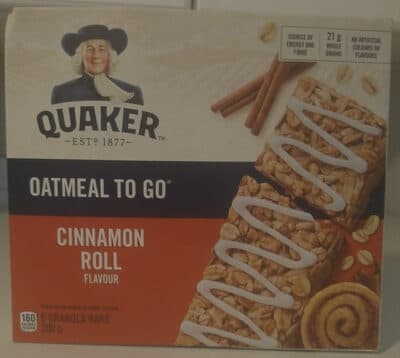 Cinnamon Roll Flavour Oatmeal To Go