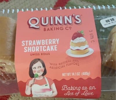 Strawberry Shortcake Swiss Rolls