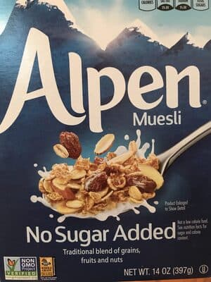 No Sugar Added Muesli Cereal