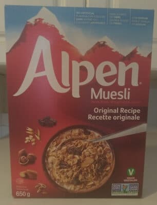 Original Recipe Alpen Muesli