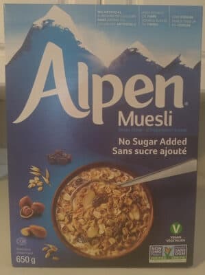 No Sugar Added Alpen Muesli