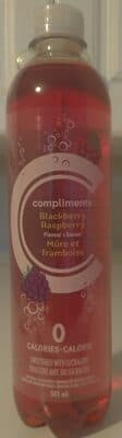 Blackberry Raspberry Flavour Sparkling Water Beverage