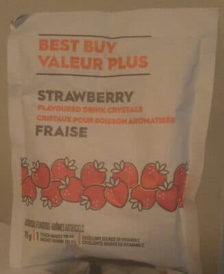 Strawberry Flavoured Drink Crystals