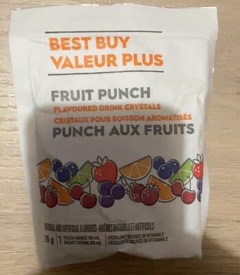 Fruit Punch Flavoured Drink Crystals