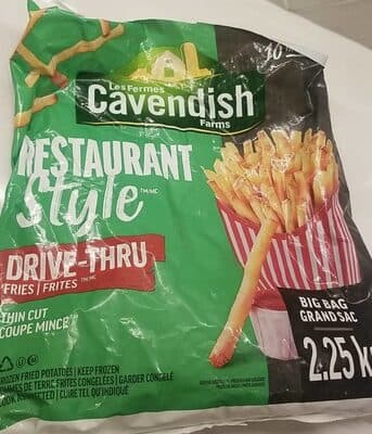 Cavendish drive through fries
