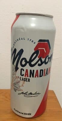 Molson Canadian Lager Vented