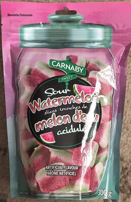 Sour Watermelon Slices Candy