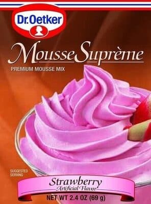 Dr. Oetker Instant Mousse Mix Strawberry