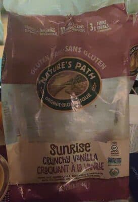 Sunrise crunchy vanilla Croquant la vanille
