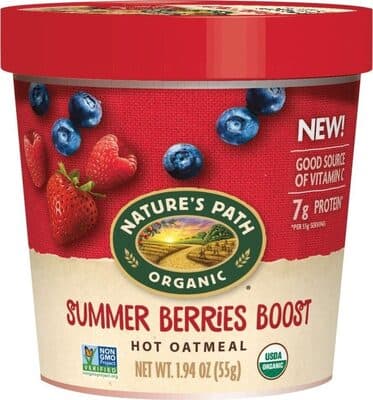 Summer Berries Boost Hot Oatmeal